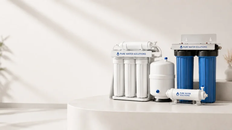 Water filtration systems installed in a Lebanese home